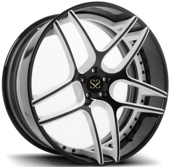 6061-T6 Aluminiumlegering 19 tum 3-PC Förskjutna fälgar 5x120 för BMW X5 Bilfälgar
