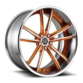 Anpassade legeringsfälgar för LAMercedes-Benz AMG GTS / 21 tum 2-delade smidda fälgar 5x112