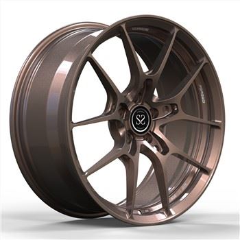 20 tums brons 1 stycke smidda fälgar för Volkswagen Golf Mk7 bil aluminiumlegering anpassade monoblock hjul