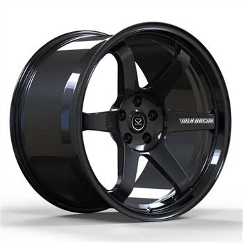 Monoblock 1 PC-stycke Glans Svart Smidda hjul För GTR Förskjutna Storlek 20 tum 20x10 20x12 Legering Bilfälgar
